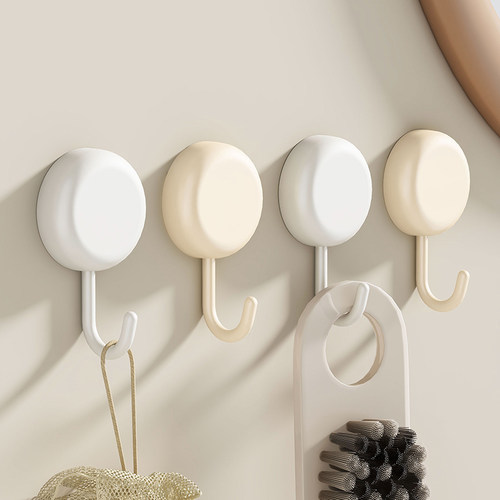 挂钩粘钩强力承重免打孔门后挂衣服无痕粘胶厨房墙壁浴室粘贴挂钩