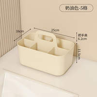 Baby diapers, multi-compartment storage wonder, baby products storage box, home desktop, large-capacity handle basket thumbnail 8