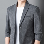 潮流休闲西装 高端西服男士 新款 商务单西上衣2025年春季 外套男 正装