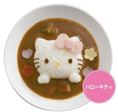 正版宝宝凯蒂猫咖喱饭DIY模具