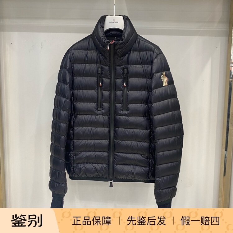 Moncler男士黑色薄款滑雪羽绒服