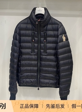 现货Moncler盟可睐 Hers男士黑色薄款立领滑雪服羽绒服 1A00048