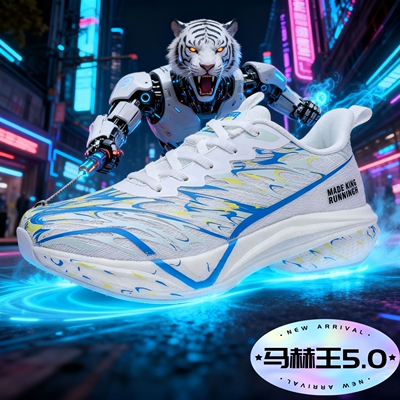 马赫跑步鞋软底学生体侧运动鞋