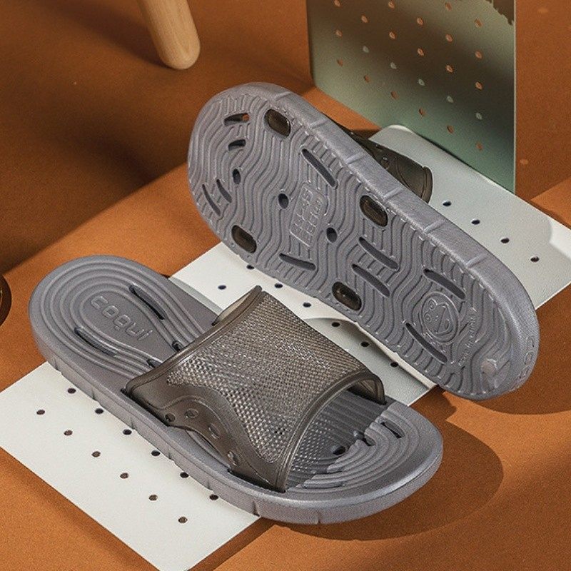 酷趣浴室漏水防滑踩屎感拖鞋男女情侣酒店家居家用漏水速干凉拖鞋