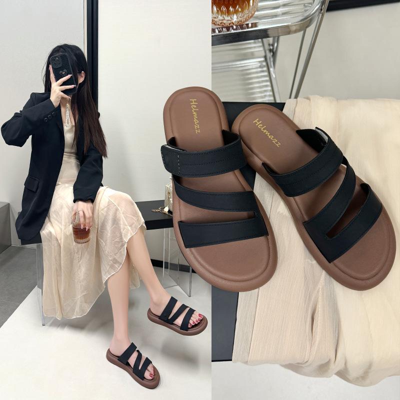 厚底凉拖鞋女夏外穿百搭时尚平底