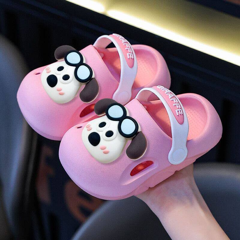 宝宝洞洞鞋2026新款男童女童软底防滑沙滩鞋1-3岁婴儿两穿凉拖鞋