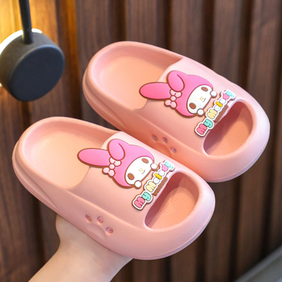 可爱女童室内夏三丽鸥儿童凉拖鞋