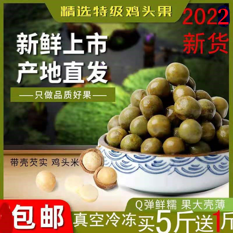 2024新品野生二青特级芡实鸡头果鸡头米天长龙岗特产一斤买5送1斤