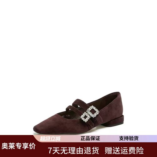 商场同款2026秋新款方糖茉莉玛丽珍鞋平底鞋浅口单鞋女鞋ENG01CQ6