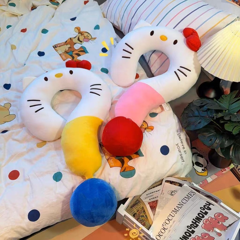 卡通可爱创意问号颈枕旅途u型枕