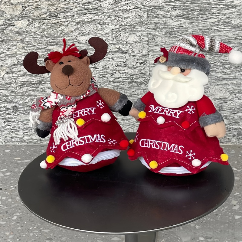 新款圣诞节礼品袋糖果苹果礼物袋