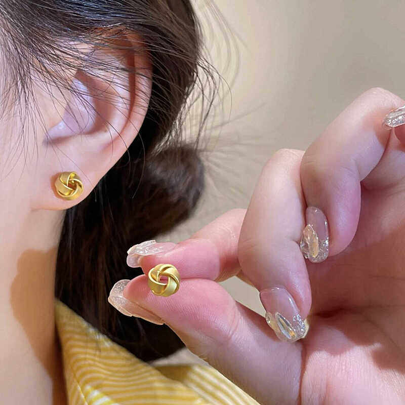 s925银针编织风车耳环小巧精致睡觉免摘耳钉2024新款爆款小众耳饰,饰品/流行首饰/时尚饰品新,耳钉,淘宝优惠券,粉丝福利购,淘宝优惠卷