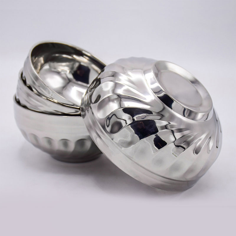 Stainless steel bowl household double-deck heat insulation adult Large Rice bowl canteen children trumpet A bowl of instant noodles Soup bowlin the Tableware , Tableware , Bowl  category - from Buy2taobao.com to provide professional Taobao agent buy service