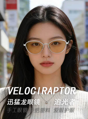 【邢康莉甄选】欧美风醋酸板材超轻超清尼龙镜片手工眼镜眼镜7348