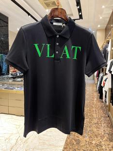 男士 时尚 ITALY洛缇尼 24春夏新款 VLNAETLTN 字母休闲Polo衫 正品