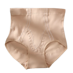 中高腰收腹内裤女强力收小肚子产后塑形束腰紧纯棉提臀裤夏季薄款