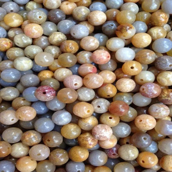 天然正品林记宝石 时尚珠宝经典  珊瑚玉0.8  圆珠散珠 特色礼物