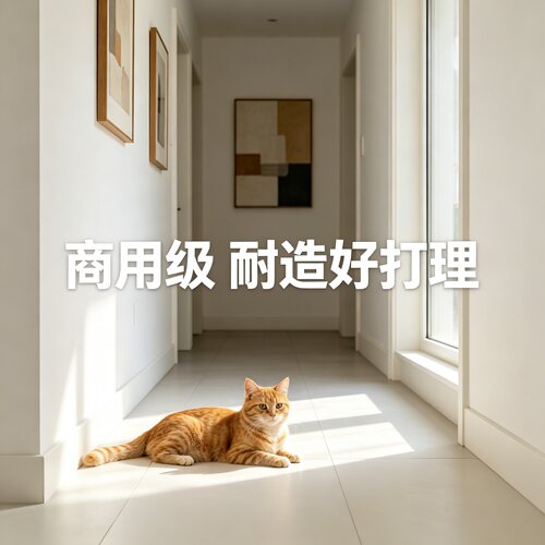 E1象牙白色强化复合地板厂家直销