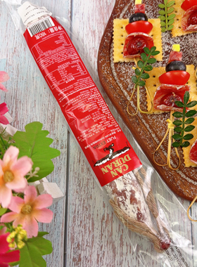 西班牙原装进口康杜兰萨拉米salami大红牌香肠开袋即食发酵风干