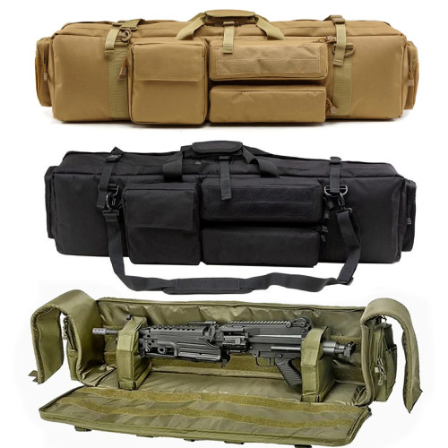 战术玩具枪包 M249大容量枪包锦明M4 AK NERF软蛋1米多功能两只装