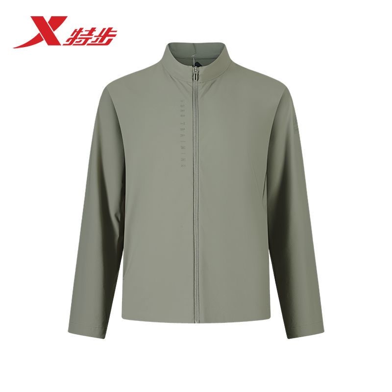 特步2024秋季新款单风衣