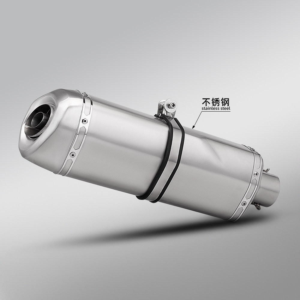 适用于Z650 800NK MT09 703RR 500F摩托车通用排气管G11六角尾段