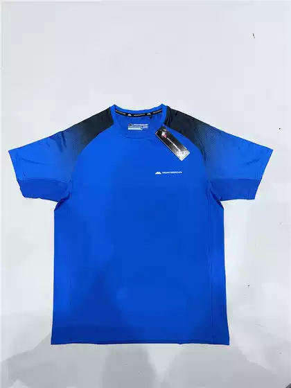 Monterrain Men's Quick-Drying Short-Sleeved T-Shirt Sports Casual Breathable Sweat-Absorbent Running Fitness