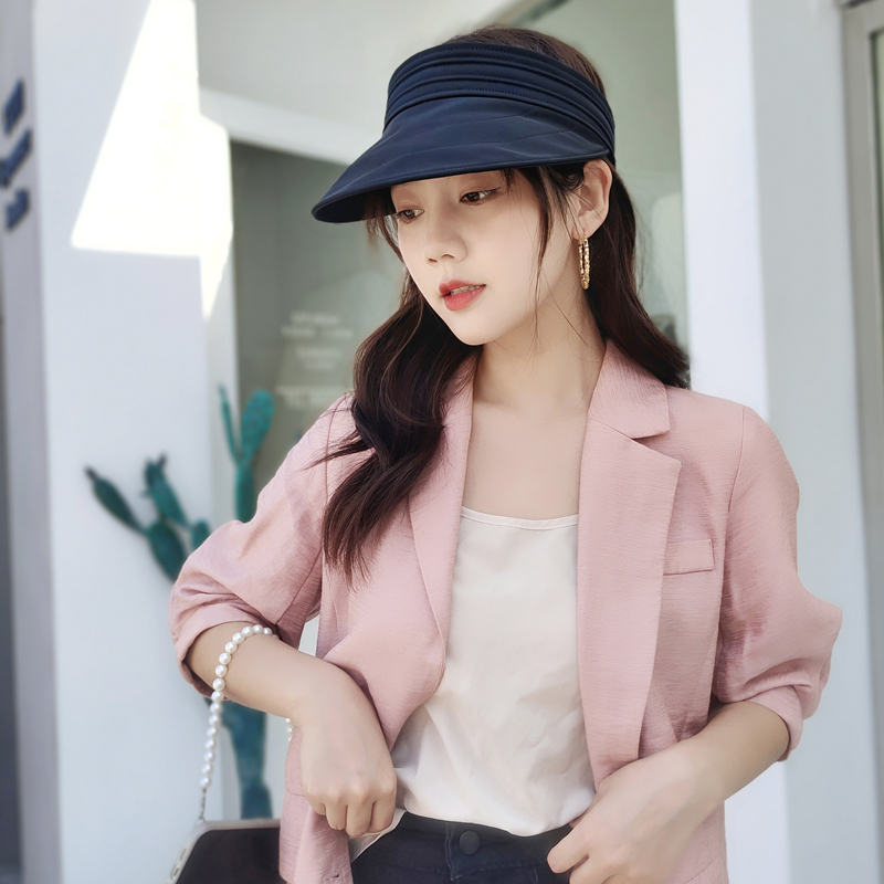 空顶帽室外休闲女夏防紫外线遮阳