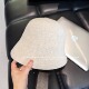 白色针织帽显脸小秋冬帽子女款 高级感百搭羊毛保暖麻豆同款 渔夫帽