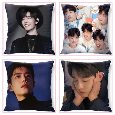 肖战周边抱枕生日礼物方形午睡
