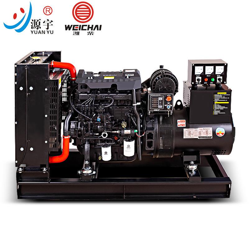 潍柴 50 100 150千瓦柴油发电机发电机组 250 300KW半自动