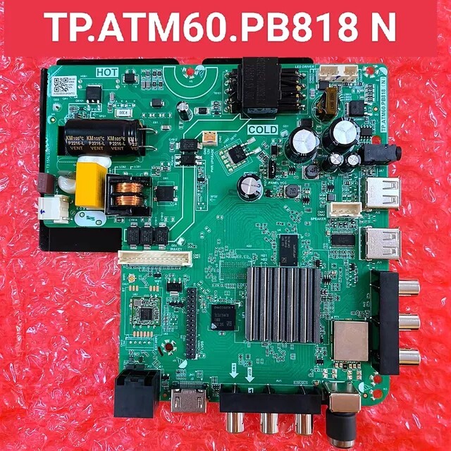 原装液晶网络电视机主板TP.ATM60.PB818 N电压30V-84V 480MA 25W