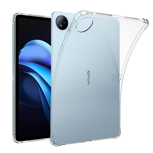 外贸适用2025 vivo Pad 5E四角气囊保护套12.1寸柔光透明全包软壳