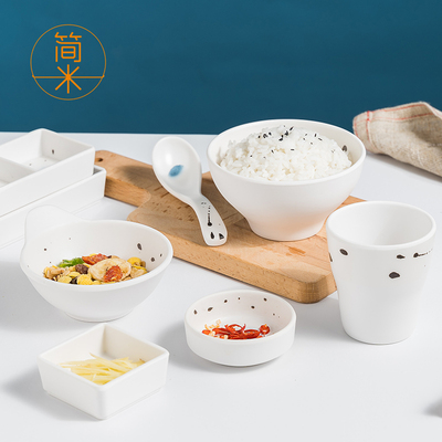 密胺餐具小碗商用米饭碗汤碗碟子