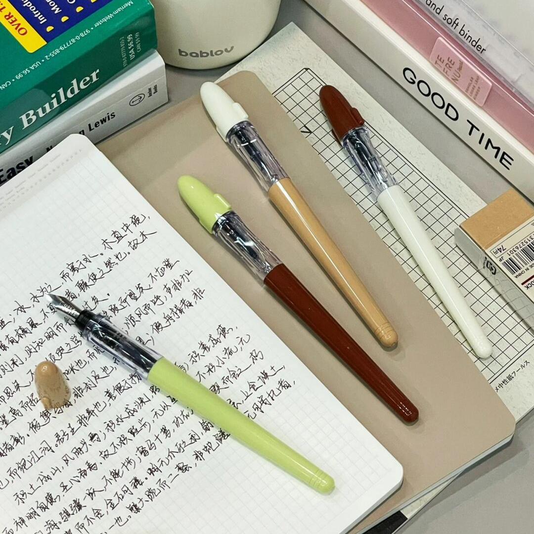 低价促销百乐奶茶色系贵妃钢笔