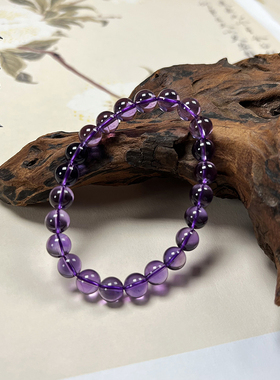 天然紫水晶女款复古风