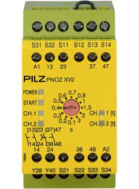 PILZ皮尔兹安全继电器 774502 PNOZ XV2 3/24VDC 2n/o 2n/o t