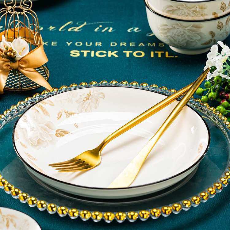 碗家用2024新款简约碗碟套装陶瓷碗中式轻奢饭碗盘子现代碗筷餐具,鲜花速递/花卉仿真/绿植园艺,割草机/草坪机,淘宝优惠券,粉丝福利购,淘宝优惠卷