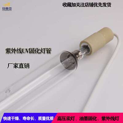 紫外线UV固化水银灯管5.6KW UV光固化灯高压汞灯无影胶UV灯固化机