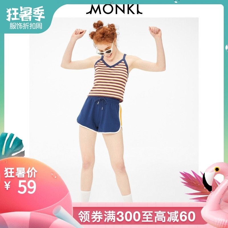 MONKI2019夏季新款 休闲全棉居家服宽松运动短裤休闲裤女0562177|ruв категории Женская одежда, брюки, брюки - от Buy2taobao.com для оказания профессиональной услуги покупки агента Taobao