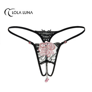 女亲肤无痕 蕾丝绣花内裤 法国艺术内衣LolaLuna 热恋花朵