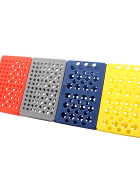 白鲨 BS-CTR-150-DEG 0.2/1.5ml 可拆式离心管架PP灰色