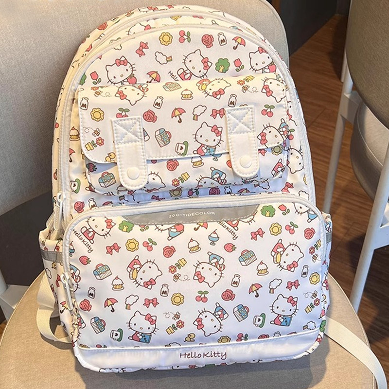 Hellokitty凯蒂猫儿童书包女孩女童小学生一三到六年级双肩包背包