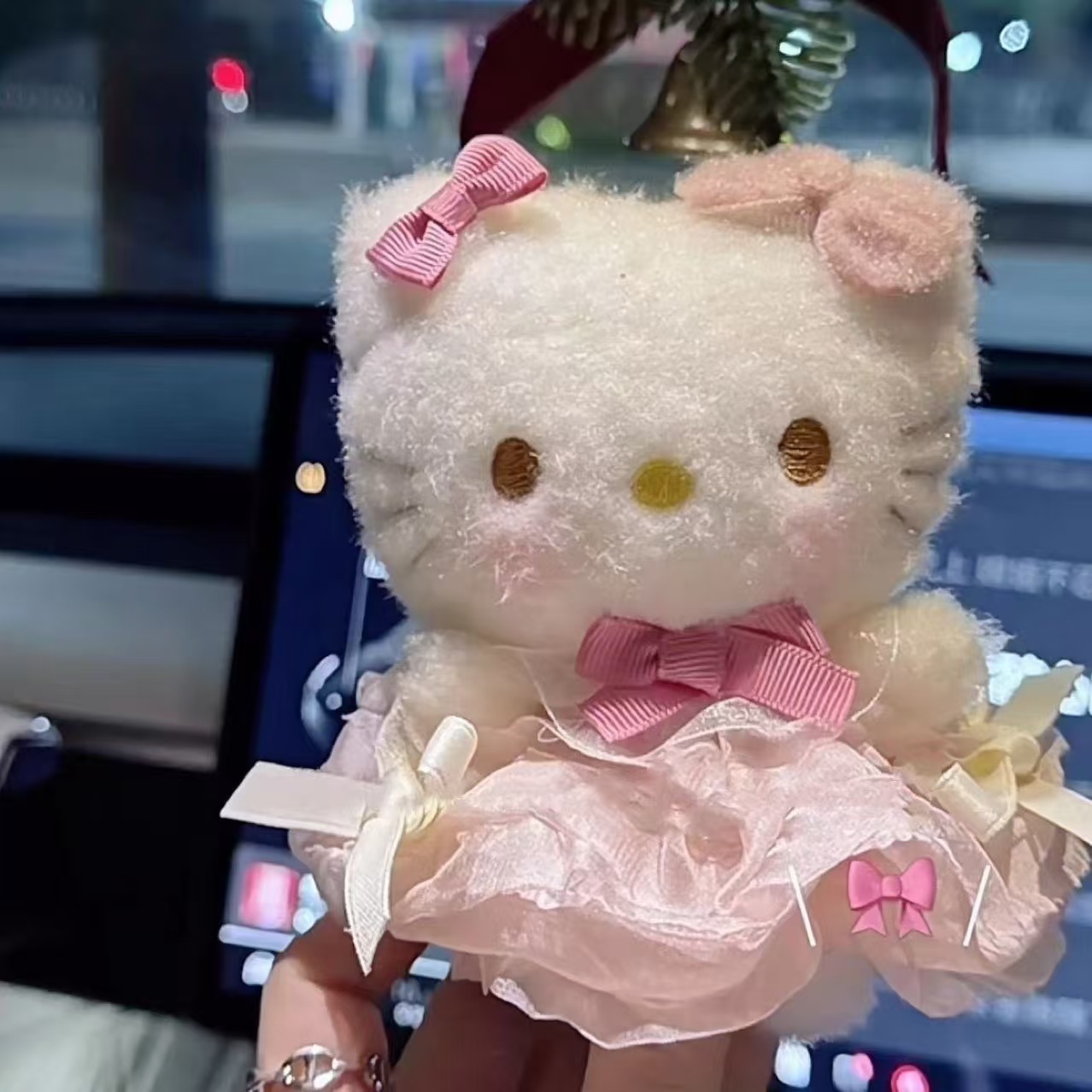 ins少女心kitty公仔毛绒可爱挂件礼物高颜值包包钥匙扣玩偶挂饰女