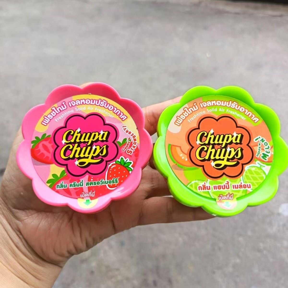 泰国珍宝珠初葩初思Chupa chups挂式香薰膏固体香膏果香清新空气图片