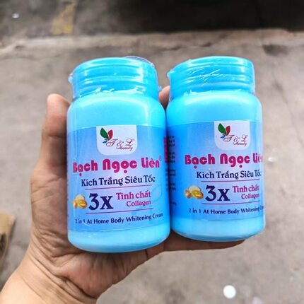 越南身体乳霜女士 kem kich trang body bach Ngoc lien 200g