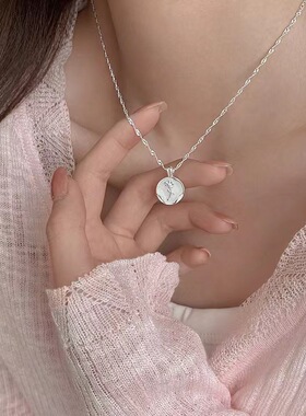 925镀银郁金香项链2023新款爆款小众高级感锁骨链女轻奢