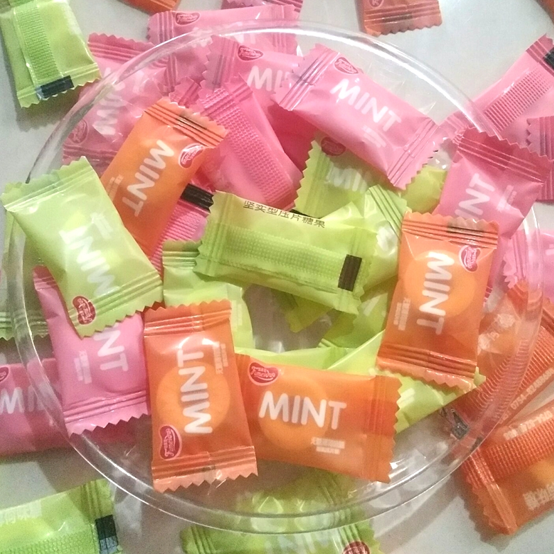 富美多MINT海盐薄荷糖老式清凉糖提神清口糖果酒店火锅店招待
