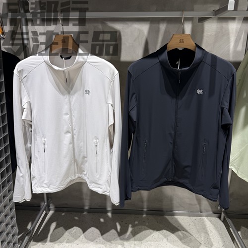 可隆KOLON SPORT男款防晒接触凉感舒适立领针织夹克LHJK6MN093