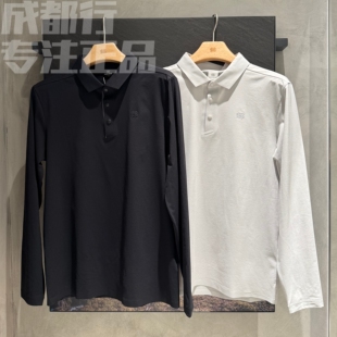 可隆KOLON SPORT男款吸湿防晒UPF50+抗菌长袖POLO衫LHPT6ST805